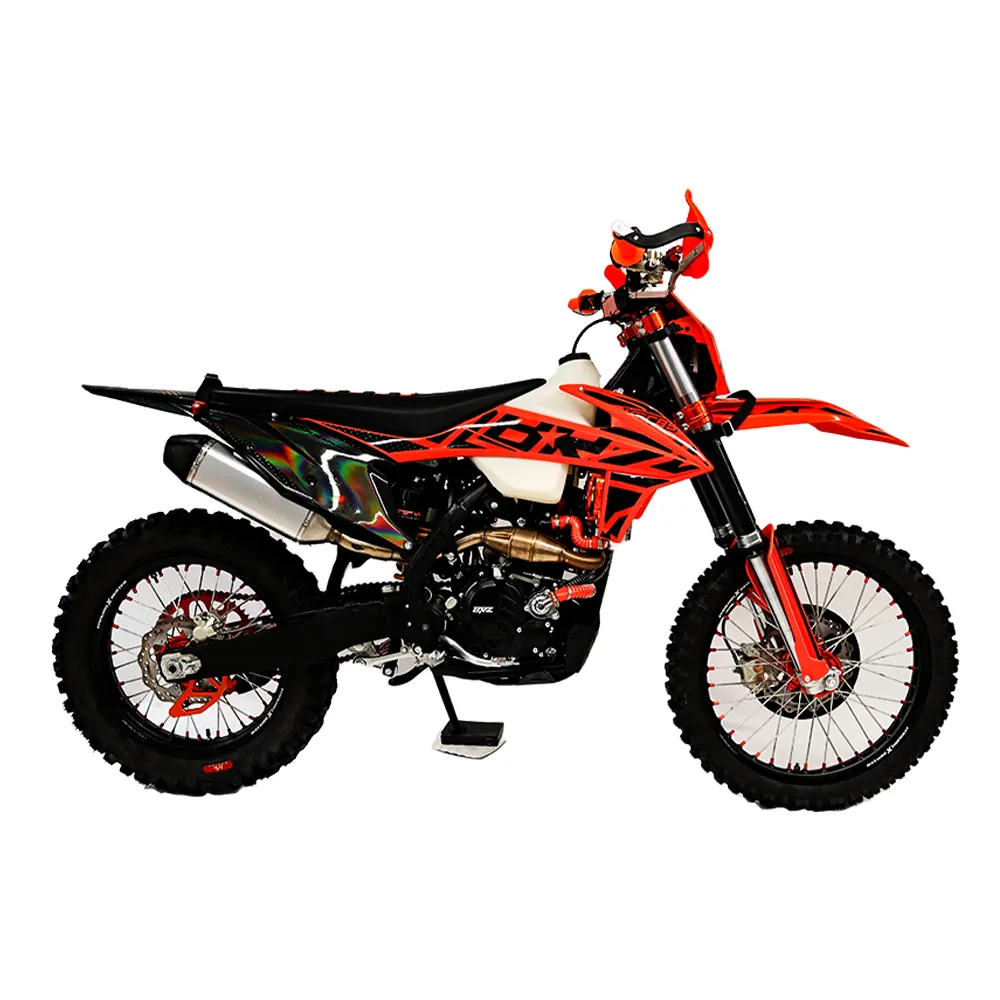 chongqing factory off-road motorcycles 450cc water cooled single cylinder 4 stroke 25.8KW 300CC 450CC MOTOCROSS DIRT BIKE