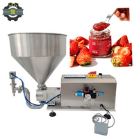 Machine de remplissage semi-automatique à tête unique de 100-1000 ml avec pompe à rotor pour boissons, jus, lait, huile, cosmétiques