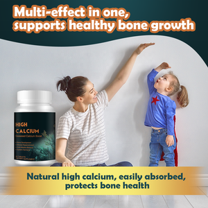 Supplément de calcium d'algues organiques OEM vitamine D3 K2 comprimés magnésium oligo-éléments tablette pour la santé des os force - Product Image 4