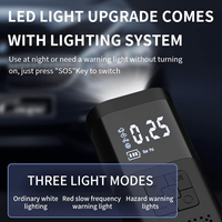 Mini pompe à air électrique sans fil 150Psi, gonfleur de pneus portable, compresseur d'air numérique pour voiture, 6000mAh, écran LED, ABS, 12V, 120W