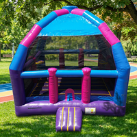 Château gonflable commercial sur mesure, modèle Princesse Bongo, grande taille, en PVC, capacité maximale 500 personnes