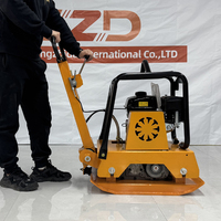 Compacteur à plaque vibrante diesel GZD, couleur personnalisée, moteur 4 temps pour travaux de fondation