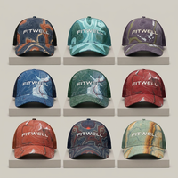 Gorra Trucker de Malla con Estampado Topográfico Personalizado, OEM ODM, Etiqueta Privada, Visera Curva para Streetwear y Marcas de Diseño