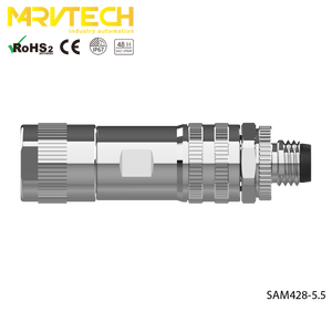 Conector de Extensión de Cable Flexible Macho Marvtech con Blindaje para Señal de Sensor - Product Image 4