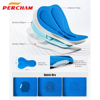 Short de cyclisme à séchage rapide pour hommes avec poches Coussin de siège intégré Poignées en silicone Pantalon de vélo à haute élasticité pour la conduite à vélo
