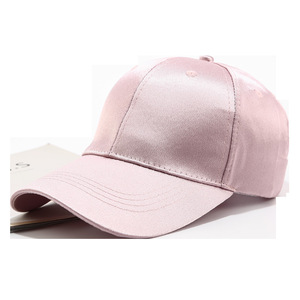 Casquette de baseball de sport d'extérieur réglable en polyester imitation soie avec logo brodé, vente en gros, casquettes de baseball tendance pour femmes - Product Image 6