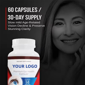 Supplément nutritionnel pour les yeux, 60 gélules pour adultes, sécheresse oculaire occasionnelle avec lutéine, soutient les soins de santé de la <span class=keywords><strong>vision</strong></span> - Product Image 2