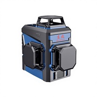 Niveau laser industriel Dongcheng FF-12LE2 4D 360 degrés 12 lignes à lumière verte haute précision infrarouge à forte luminosité pour lignes fines