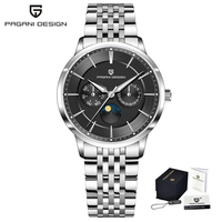 Montre-bracelet à quartz Pagani Design PD-1795 1795, nouvelle montre de luxe pour homme avec phases lunaires, étanche, avec boîte.