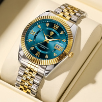 Montre-bracelet à quartz classique pour homme Gohuos 8804, bracelet en acier inoxydable, étanche, lumineuse, pour usage quotidien et professionnel