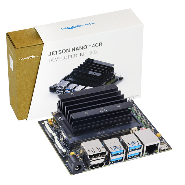 Jetson NANO 4GB Developer Kit (SUB) AI Large Model with Official Module for Artificial Intelligence Python Programming