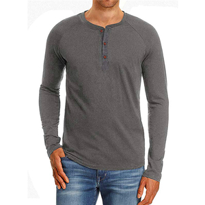 100% algodón 2021 algodón de manga larga de algodón sólido Fitness camiseta M Polos manos completas para hombres Unisex personalizado <span class=keywords><strong>Me</strong></span> - Product Image 6