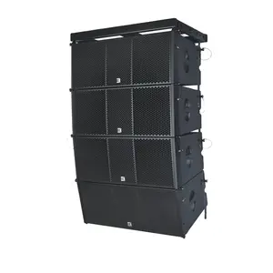 Dual 12 inch loudspeaker two way pa speaker line array