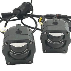 <span class=keywords><strong>Lampe</strong></span> antibrouillard auxiliaire 50W pour moto, interrupteur <span class=keywords><strong>sans</strong></span> <span class=keywords><strong>fil</strong></span>, commande numérique en aluminium, feux de croisement et de croisement - Product Image 1