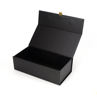 Boîte cadeau magnétique en carton de couleur personnalisée, boîte de luxe avec ruban, forme de livre, boîte à bijoux personnalisée avec logo, emballage