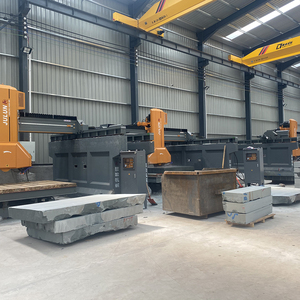 JULUN Automatische Mittelblock-Schneidemaschine Brückentischsäge Hochleistungs-Schneidemaschine für Bordsteine, Grabsteine und Steinwerke - Product Image 4