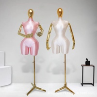 Mannequins de Qualité Américains et Européens, Grande Taille, Aspect Forgé Mercerisé, Buste de Présentation pour Vitrines de Magasin