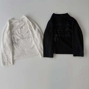 T-shirt à manches longues unisexe pour homme, blanc uni, baseball, course à pied, rayé, manches longues - Product Image 1