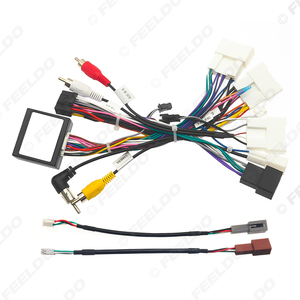 Adaptateur de faisceau de câbles d'alimentation 16 broches avec boîtier Canbus pour Toyota Prado/Camry/Highlander/Sienna Unité principale d'installation - Product Image 1