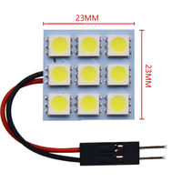 12V voiture panneau lecture carte lampe 6/9/15/24 LED SMD voiture dôme éclairage intérieur toit lumière T10 feston ampoules voiture lumière accessoires