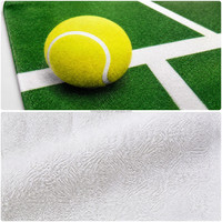 Serviette de sport en coton 100% personnalisée avec impression numérique, pour matchs de tennis, vente en gros, service de conception sur mesure, faible MOQ