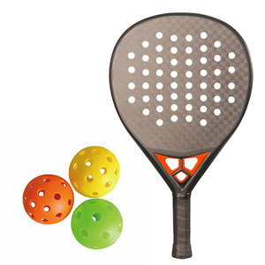 Raquette de tennis à pagaie en fibre de carbone 3K 12K18K Raquettes de pagaie EVA super douces 2024 raquette de padel - Product Image 1