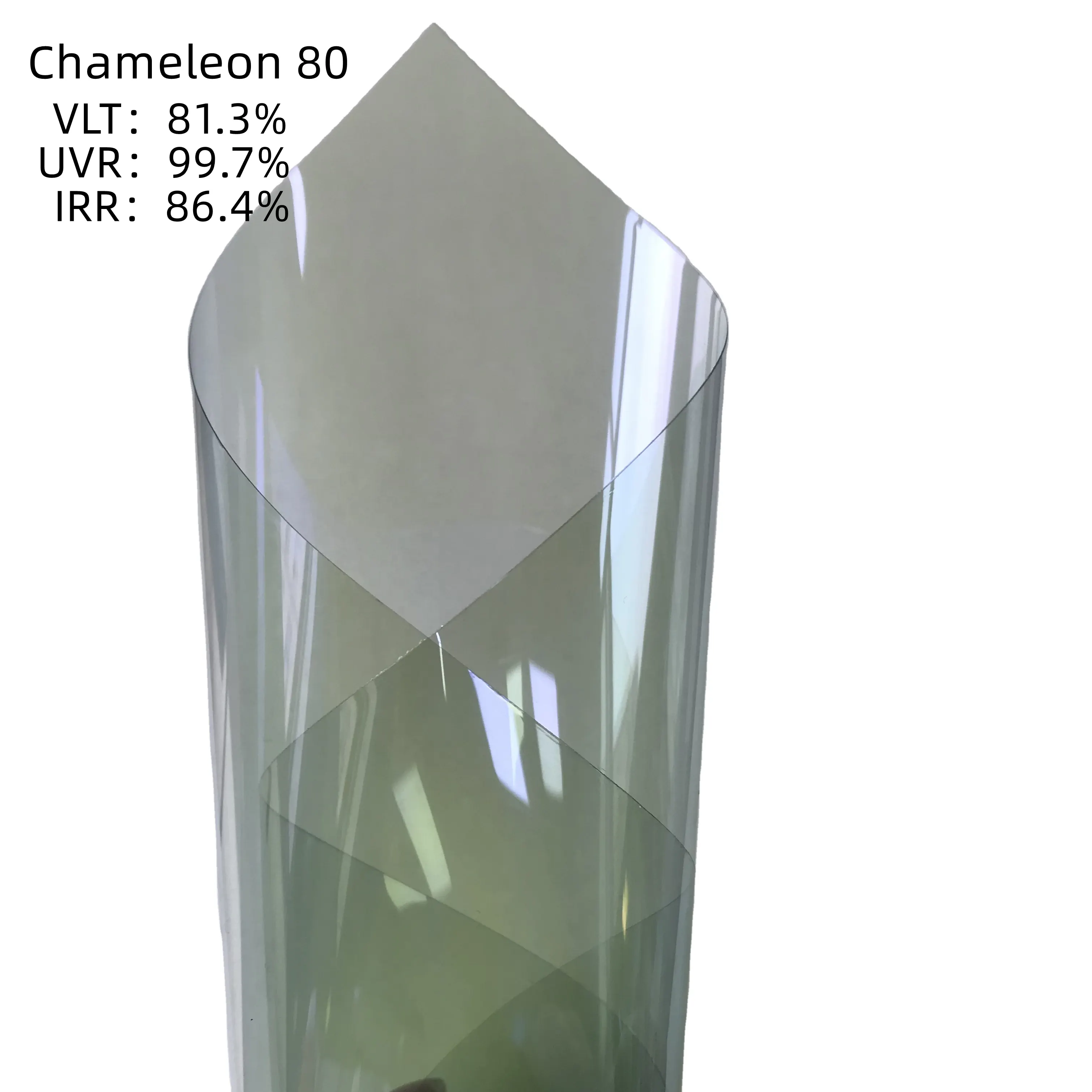 Nasido 80% Chameleon VLT 1.52*30M Fashionable Colorful Car Window Film nano ceramic tinting film