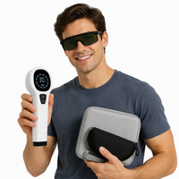 Appareil de thérapie laser à lumière rouge 650nm 808nm, appareil de thérapie laser de faible intensité pour usage humain et vétérinaire