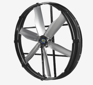 Ventilateur de circulation industriel de 72 pouces avec moteur CC sans balais pour la ventilation des usines et des entrepôts, ventilateur de refroidissement à haut volume pour grands espaces - Product Image 1