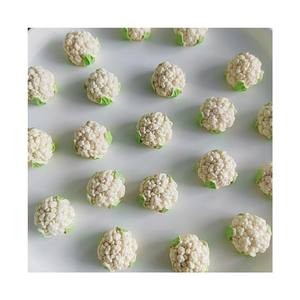 "Culiflo culiflo" مصنوع يدويًا من الراتنج 25 حرف يدوية من اليقطين فلفل فلفل فلفل خضروات جذابة - Product Image 4