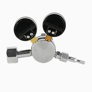 Manomètres de pression de dioxyde de carbone, d'oxygène et de propane de style russe G3/4 en cuivre chromé, réducteur de pression de CO2 - Product Image 1