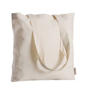 Bolsa de Mano de Algodón Nikki, 220g, Asas Largas, Color Crudo, Bolsa de Compras - Product Image 1