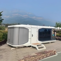 Maisons intelligentes au design moderne Capsule spatiale Bâtiments préfabriqués en acier Capsule spatiale Conteneur Maisons à vendre pour l'extérieur Bureau