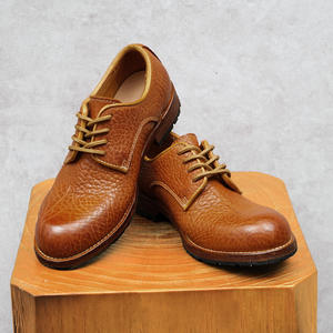 Zapatos de cuero elegantes y transpirables para hombres para fiestas, ropa casual para hombres, zapatos de oficina estilo Oxford - Product Image 1