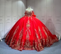 Mumuleo Leuchtend Rotes Quinceanera-Kleid mit Großer Schleife Vestidos De 15 Anos Quinceanera Rojo Vestido De XV