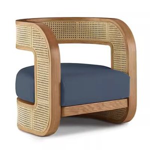 Nouveau spot canapé simple chez l'habitant petite famille loisirs tout chaise <span class=keywords><strong>en</strong></span> <span class=keywords><strong>rotin</strong></span> <span class=keywords><strong>en</strong></span> bois massif - Product Image 1