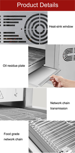 Hot Sale Professional Bakery Equipment Stainless Steel 18''Gas/Electric Convection Conveyor Pizza Oven Commercial Pizza Oven Ele - Product Image 4