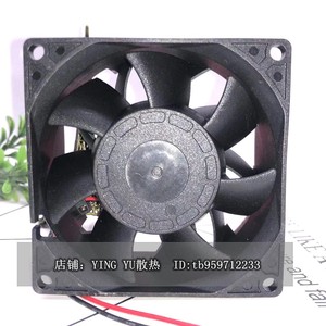 พัดลมอินเวอร์เตอร์เมคคาทรอนิกส์ 80x80x38 มม. 24V 0.5A ลูกปืนแบบลูกกลิ้ง พัดลมระบายความร้อนแบบไร้แปรงถ่าน DC - Product Image 3