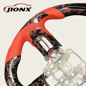 พวงมาลัยหนังมีรูพรุน LED 2022 2019 <span class=keywords><strong>2018</strong></span> 2017เส้นใยคาร์บอนปลอมแปลงตามสั่งระดับไฮเอนด์สำหรับ <span class=keywords><strong>Ford</strong></span> <span class=keywords><strong>Mustang</strong></span> <span class=keywords><strong>GT</strong></span> 2015 - Product Image 4