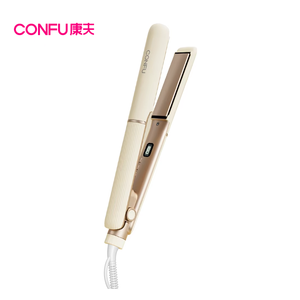 CONFU professionale <span class=keywords><strong>Hair</strong></span> Styling strumento a doppia tensione ferro piatto arricciacapelli ferro vapore alluminio capelli LED elettrico domestico - Product Image 1