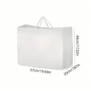 Housse de protection épaisse pour robe de mariée en tissu non tissé, sac de rangement pour robe bustier, anti-poussière et anti-humidité avec poignées - Product Image 4