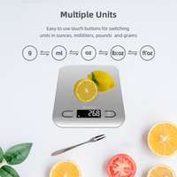 Balance de cuisine numérique, 5 pouces, calculatrice alimentaire pour aliments, pour nourriture