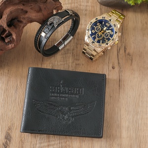 Set de Regalo Empresarial Premium con Logotipo Personalizado, 4 Piezas, Diseño de Águila, Combinación de Cartera, Reloj y Cinturón para Clientes VIP, Cumpleaños, Aniversario, Promoción - Product Image 5