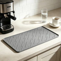 Tapis de comptoir de qualité alimentaire, tapis antidérapant pour la vaisselle, tapis à café