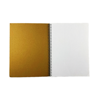 Cahier de composition d'exercices à grille spirale A4 personnalisé