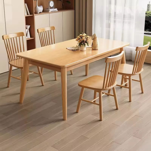 Modern <b>Foldable</b> Wooden <b>Dining</b> <b>Table</b> with Customizable Design - Product Image 6