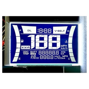 <strong>Display</strong> <strong>Panel</strong> 7 <strong>Segment</strong> <strong>LCD</strong> Screen For Speedometer Motorcycle APPS <strong>LCD</strong> Screen for Yamaha nmax v2.1 y connect sniper v2 - Product Image 1