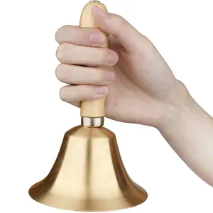 Hochwertige Messing-Hand glocke für Weihnachten