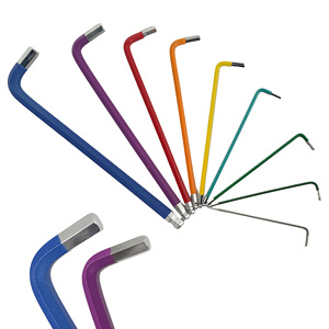 Hex Key Set <b>Ball</b> End Allen Wrench Set Colorful Long Arm Design Anti Slip Coating for Workshop Furniture <b>Machine</b> Use - Product Image 4
