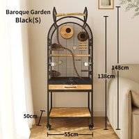 Vente flash : Cage à oiseaux intérieure respirante et amovible, grande cage de reproduction en bois, adaptée à tous les types d'oiseaux